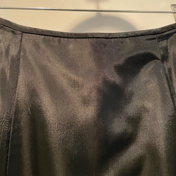 Vintage Scott McClintock Millennium 2000 BLACK Acetate MAXI SKIRT - Picture 2 of 13